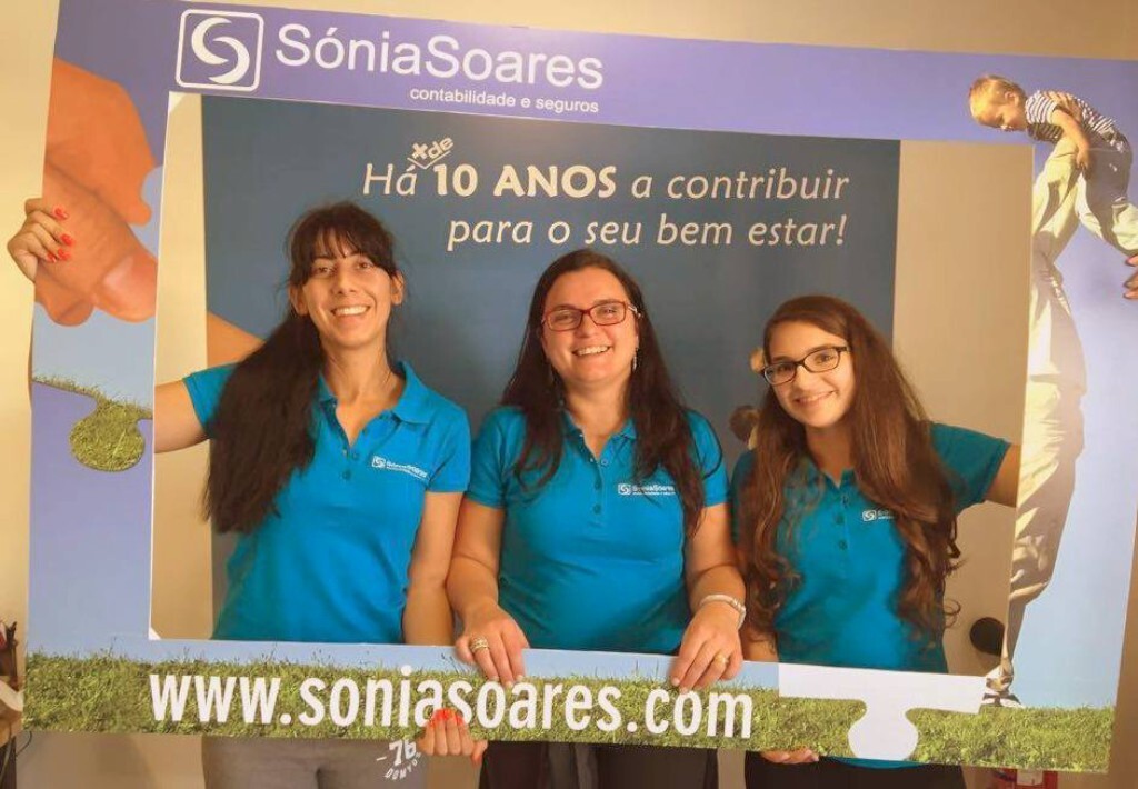 A equipa Sónia Soares no aniversário da empresa, em 2015