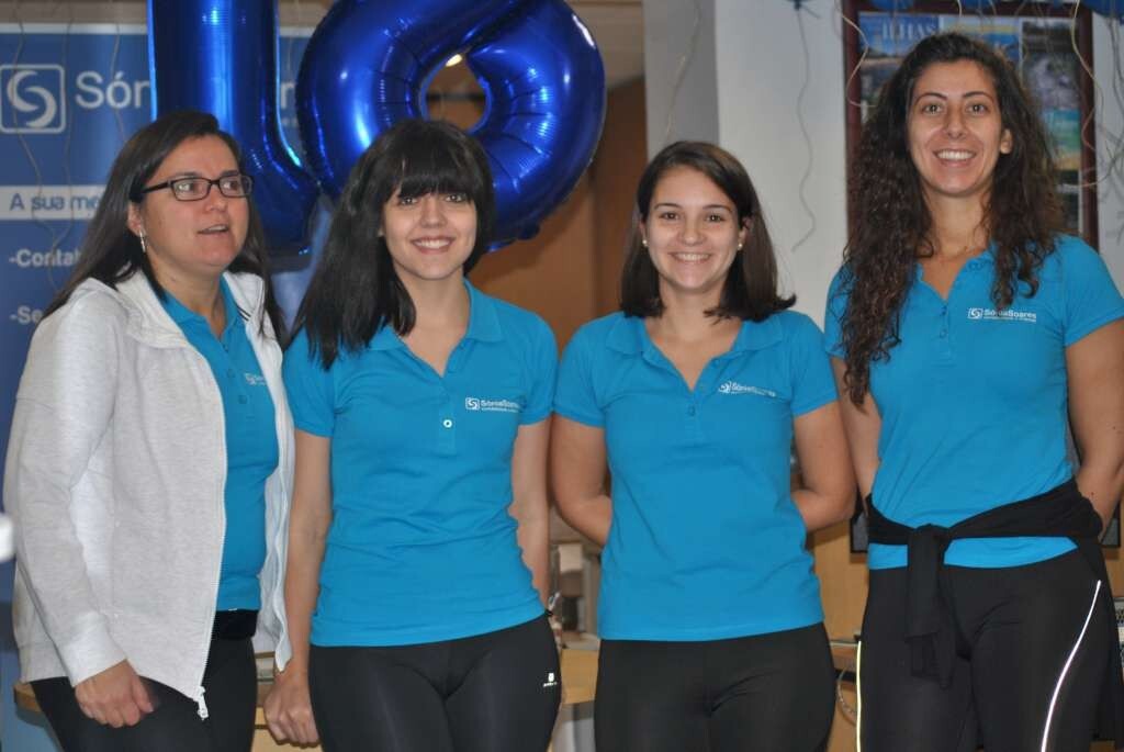 A equipa de Sónia Soares no aniversário da empresa